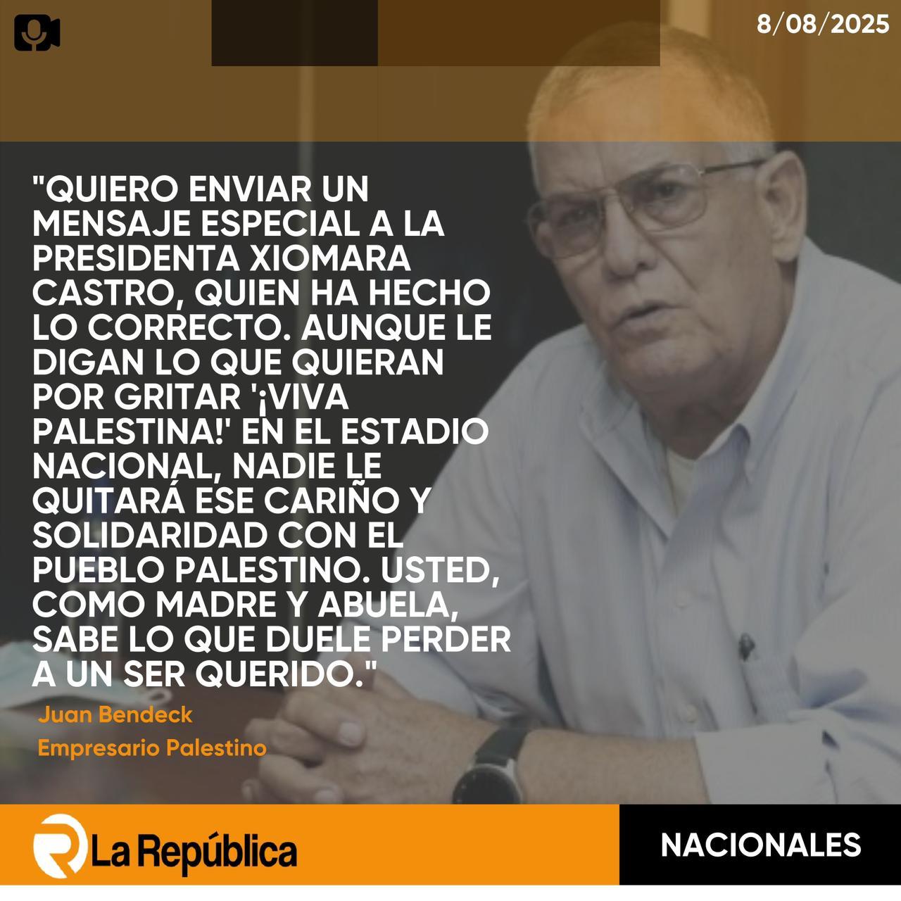 El empresario progreseño de origen palestino y extitular de Copeco, Juan Bendeck, reconoció en el Foro de televisión la gestión de la presid - Cover Image